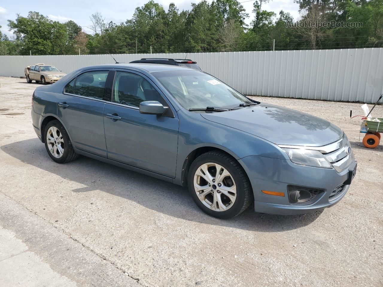 2012 Ford Fusion Se Blue vin: 3FAHP0HA2CR176635