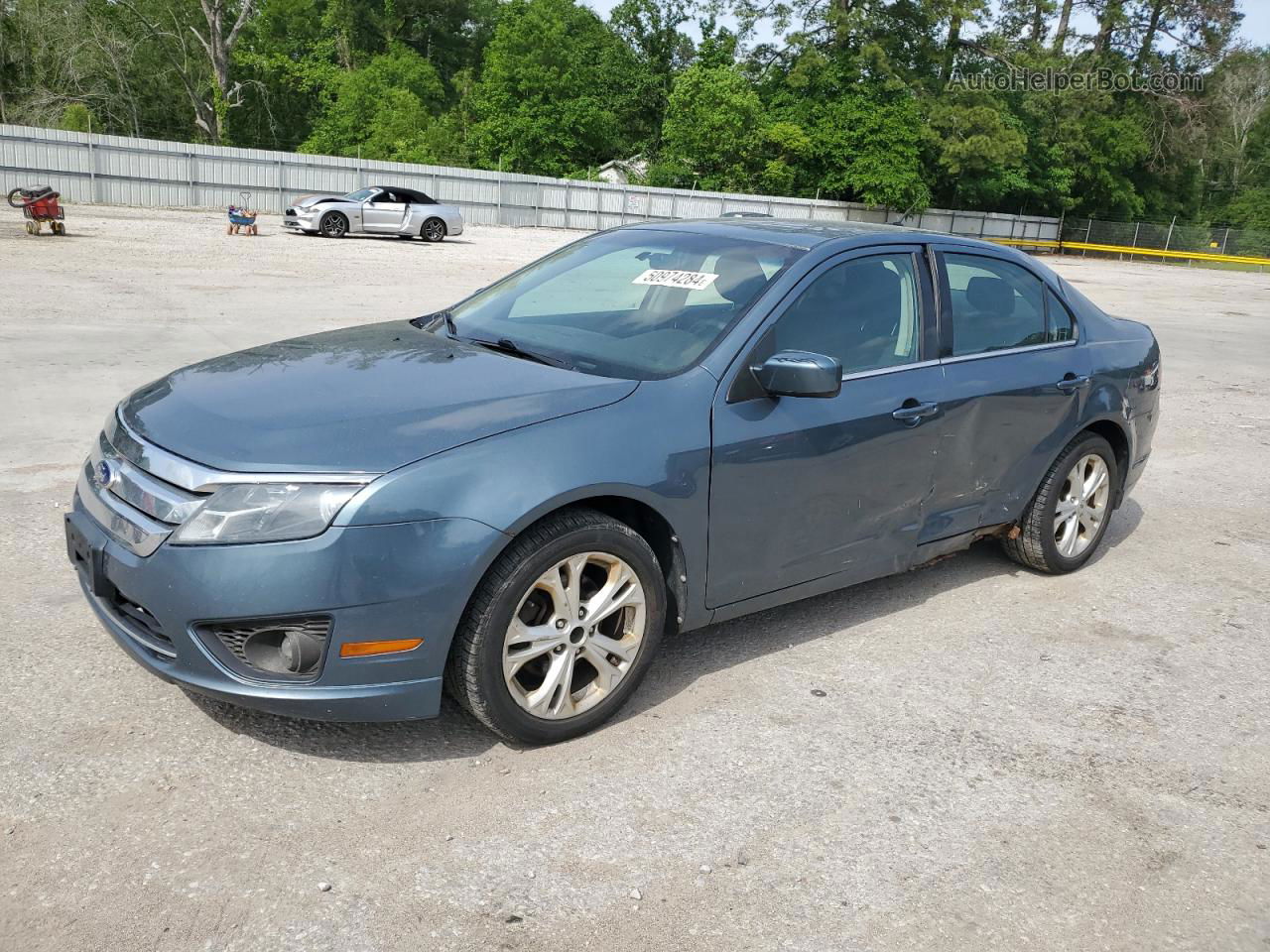 2012 Ford Fusion Se Blue vin: 3FAHP0HA2CR176635