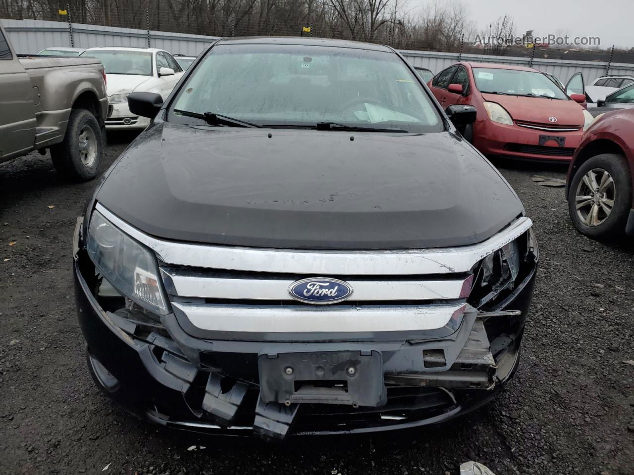 2012 Ford Fusion Se Black vin: 3FAHP0HA2CR183603