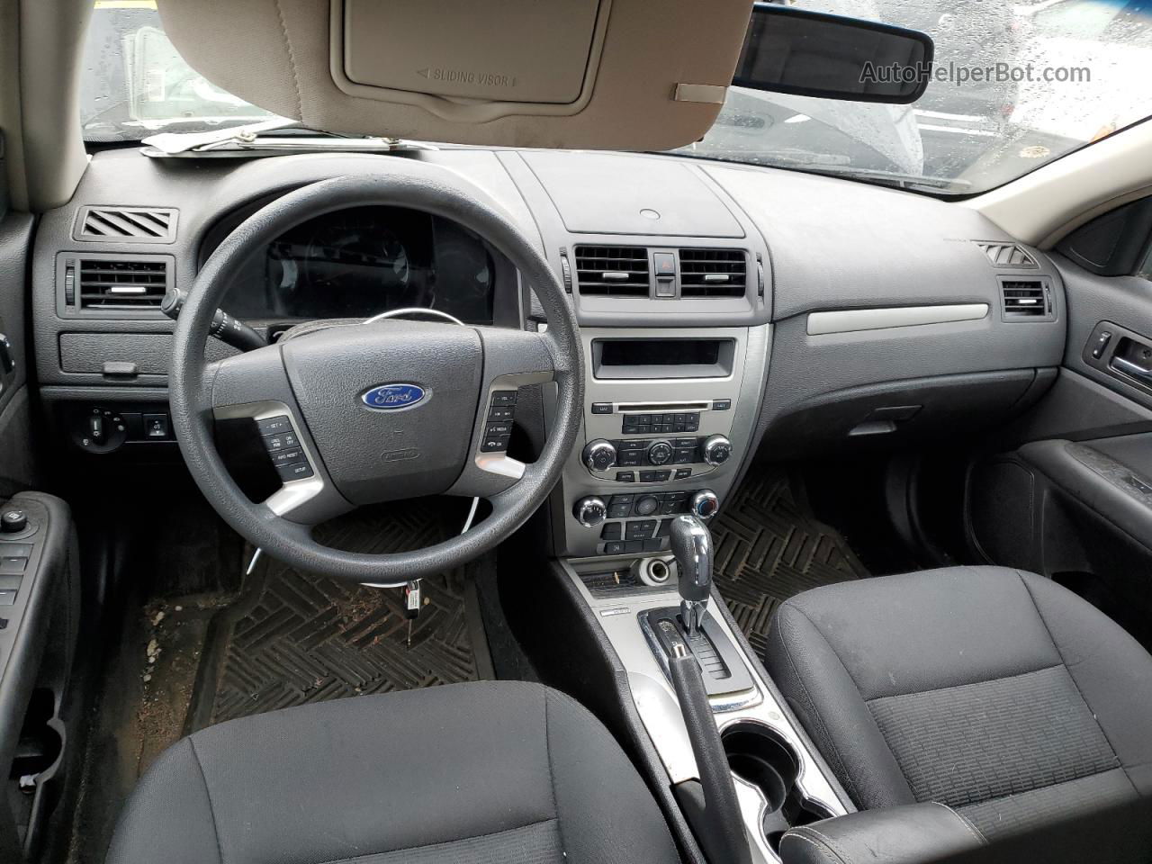 2012 Ford Fusion Se Черный vin: 3FAHP0HA2CR183603