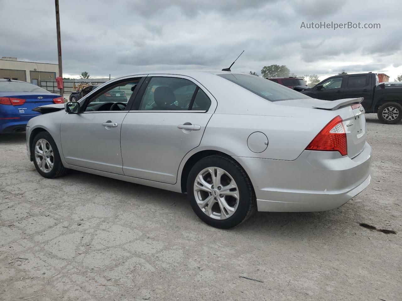 2012 Ford Fusion Se Silver vin: 3FAHP0HA2CR376902