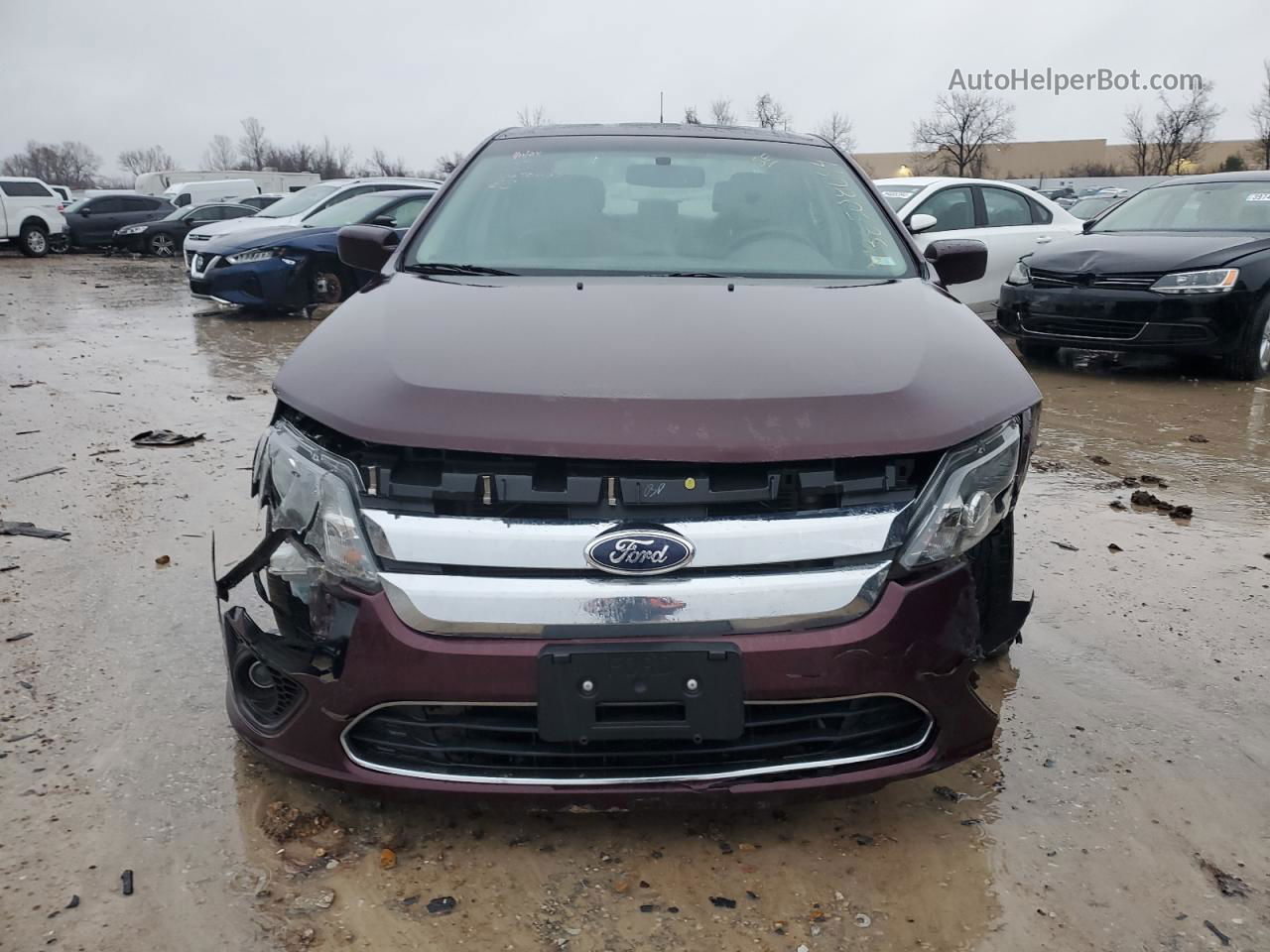 2012 Ford Fusion Se Purple vin: 3FAHP0HA2CR437388