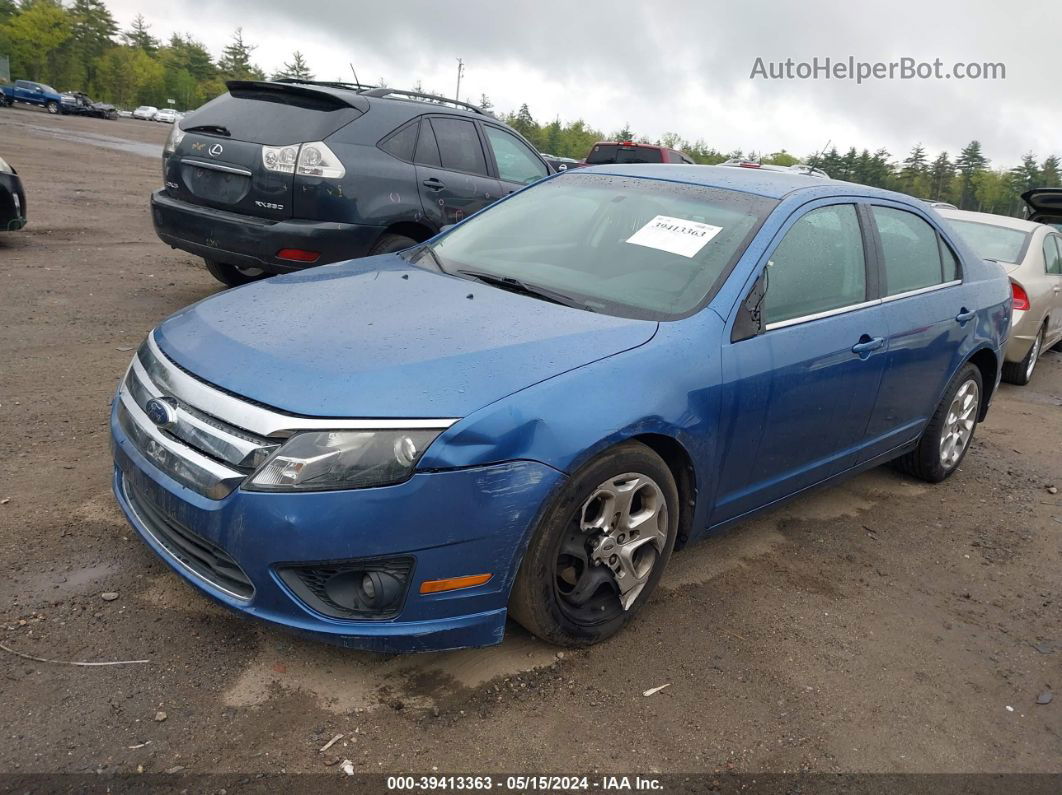 2010 Ford Fusion Se Blue vin: 3FAHP0HA3AR132379