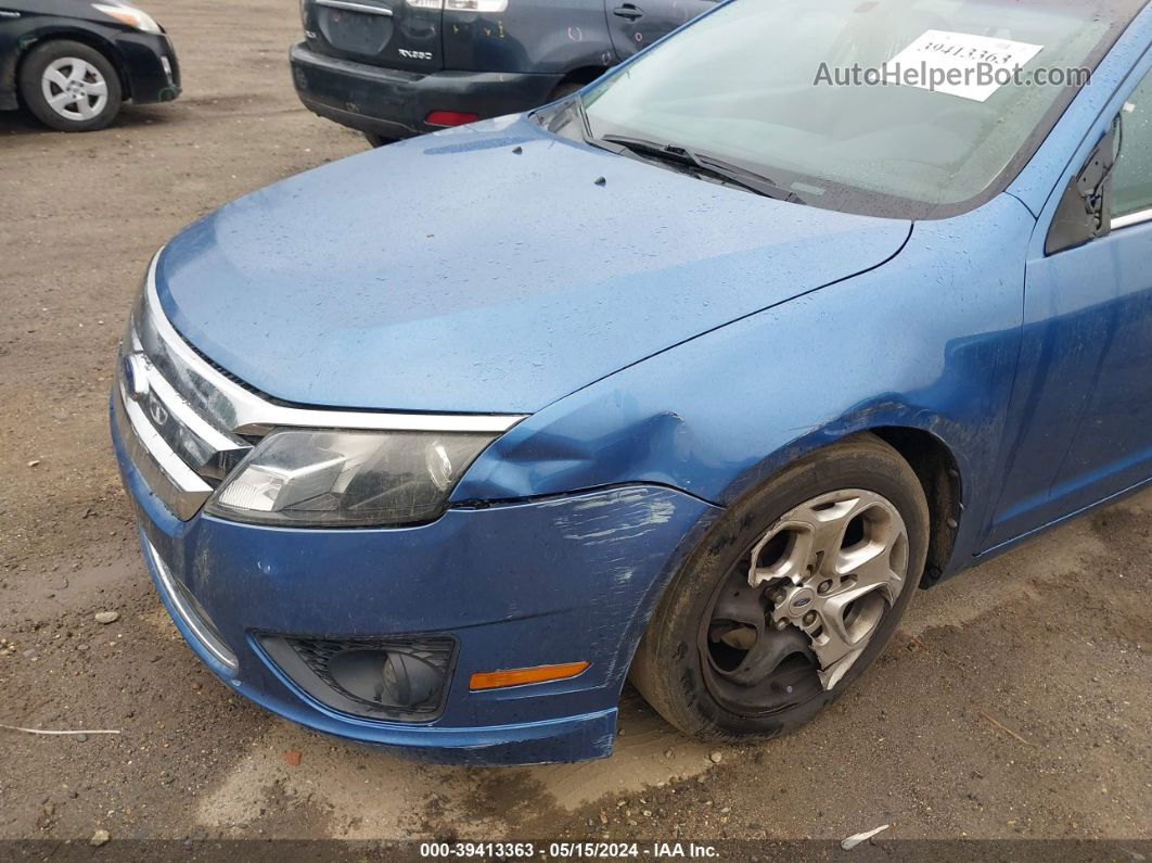 2010 Ford Fusion Se Blue vin: 3FAHP0HA3AR132379