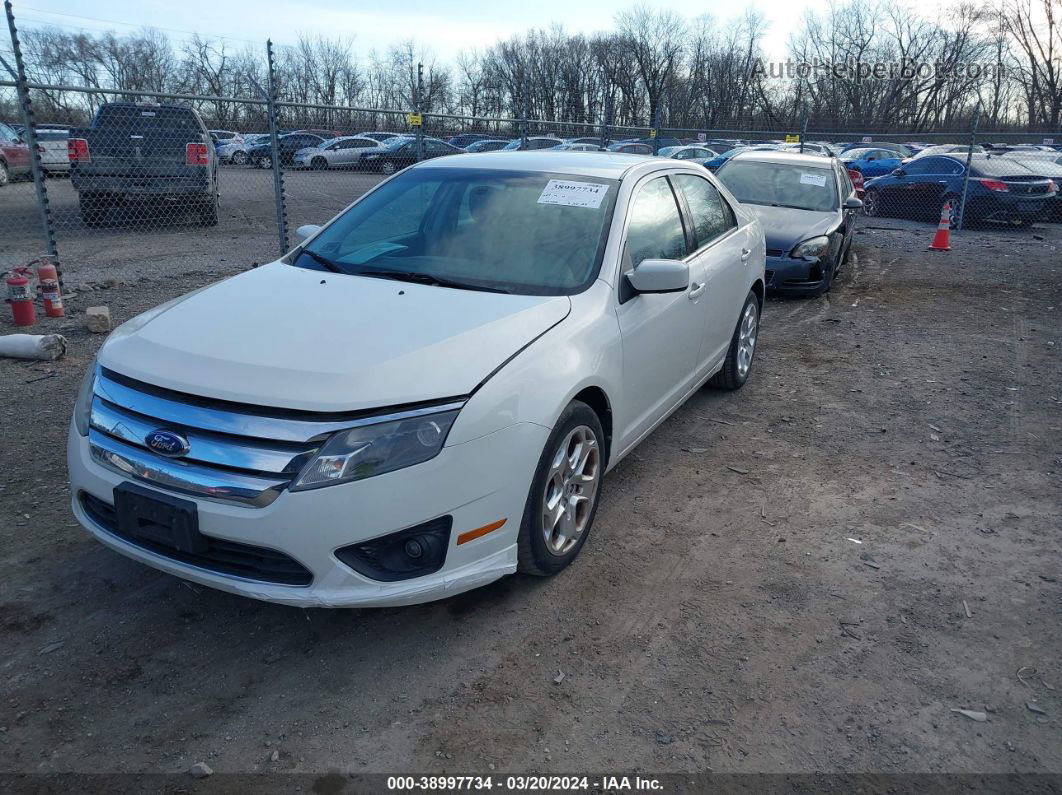 2010 Ford Fusion Se White vin: 3FAHP0HA3AR136917