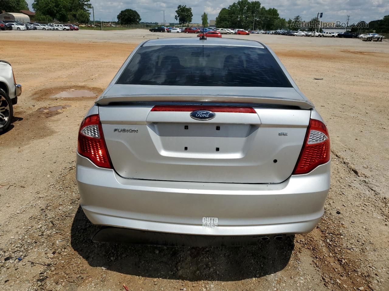 2010 Ford Fusion Se White vin: 3FAHP0HA3AR165897