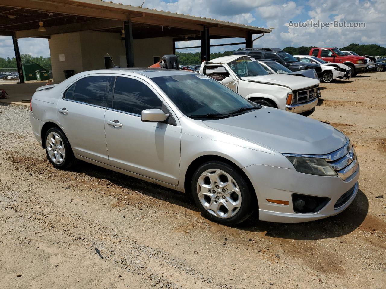 2010 Ford Fusion Se White vin: 3FAHP0HA3AR165897