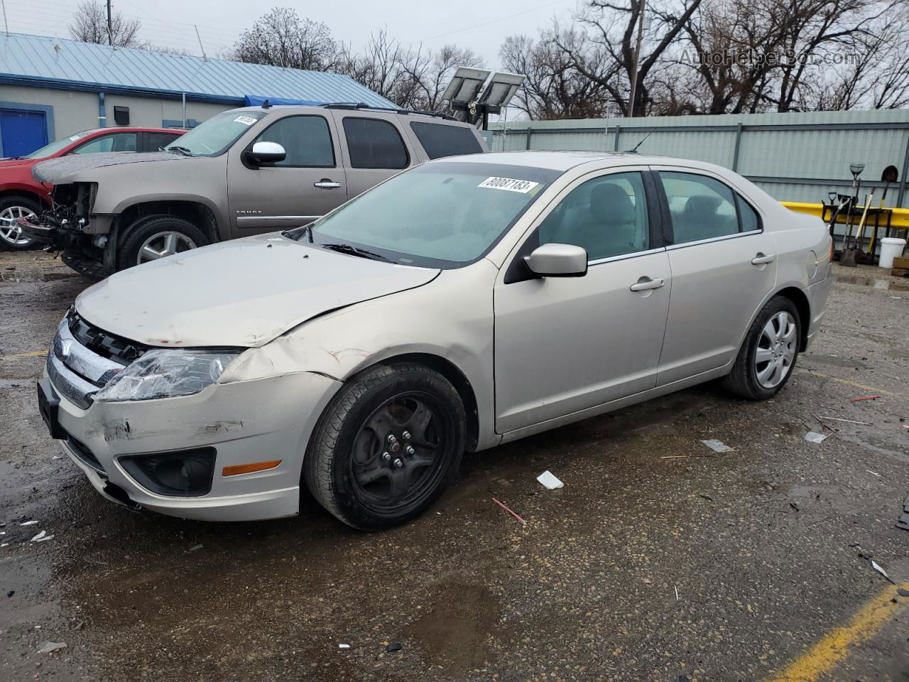 2010 Ford Fusion Se Бежевый vin: 3FAHP0HA3AR236094