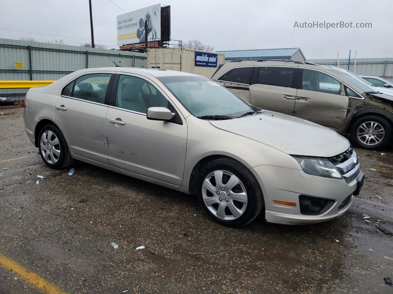 2010 Ford Fusion Se Бежевый vin: 3FAHP0HA3AR236094