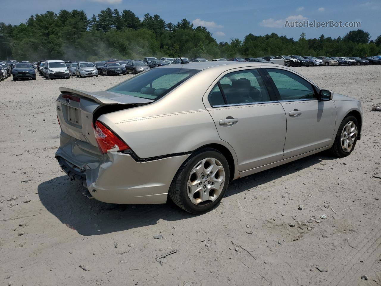 2010 Ford Fusion Se Silver vin: 3FAHP0HA3AR247810