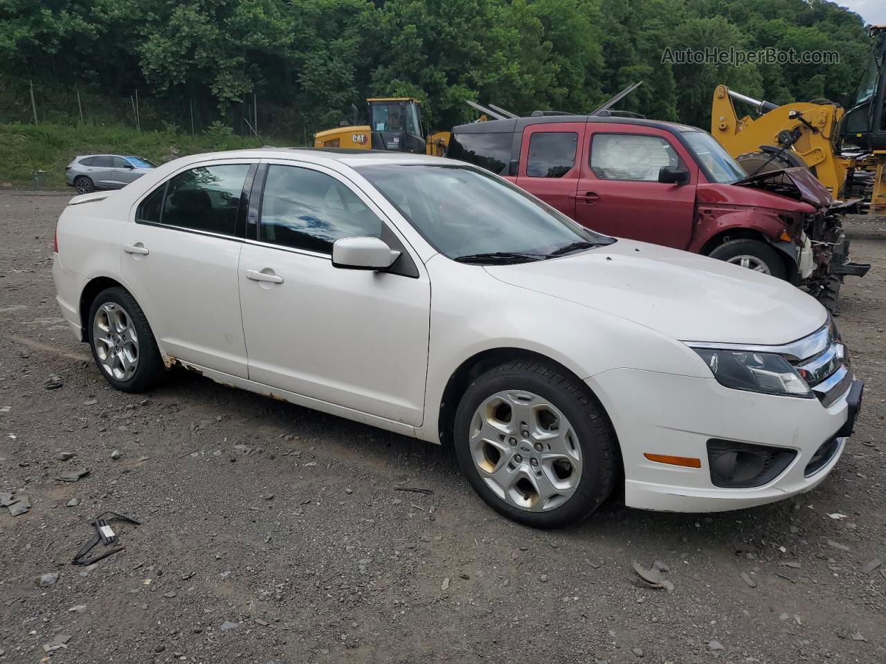 2010 Ford Fusion Se Белый vin: 3FAHP0HA3AR260413