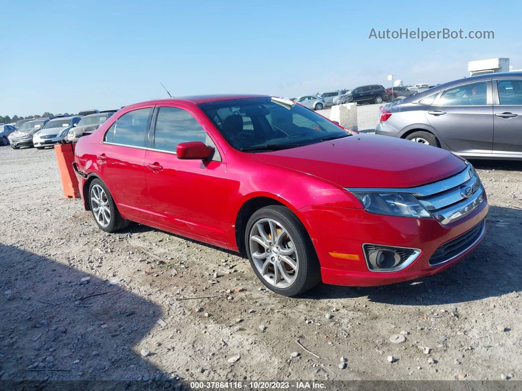 2010 Ford Fusion Se Красный vin: 3FAHP0HA3AR283075