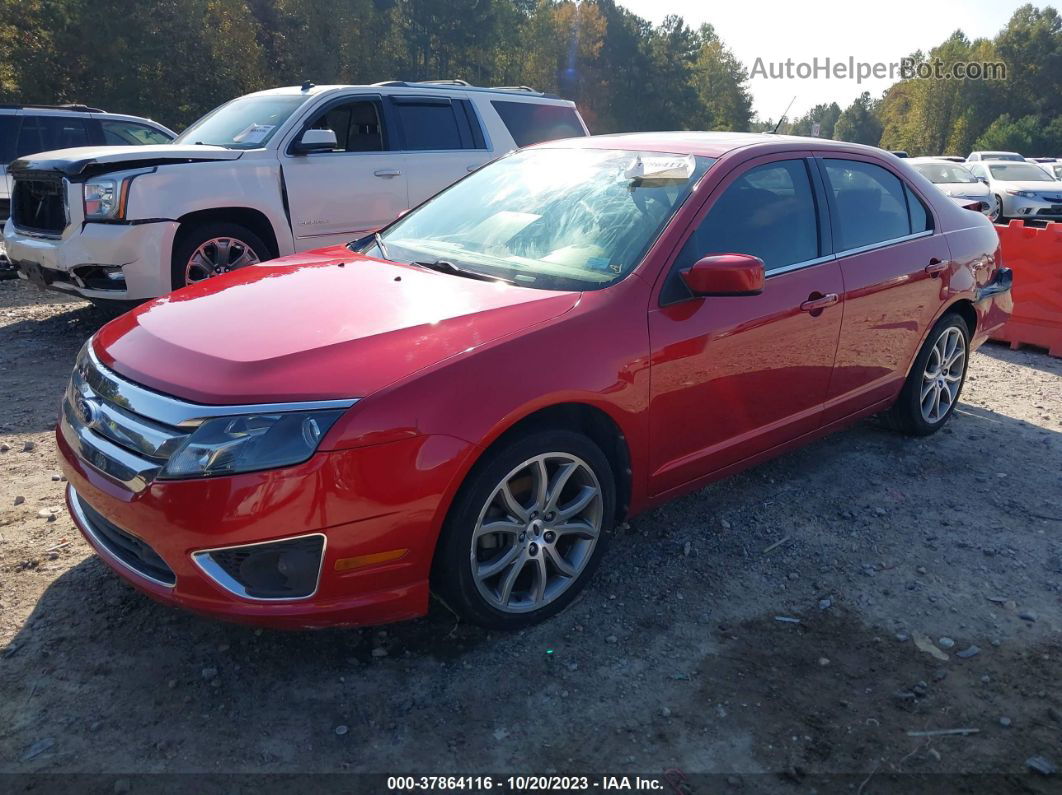 2010 Ford Fusion Se Red vin: 3FAHP0HA3AR283075