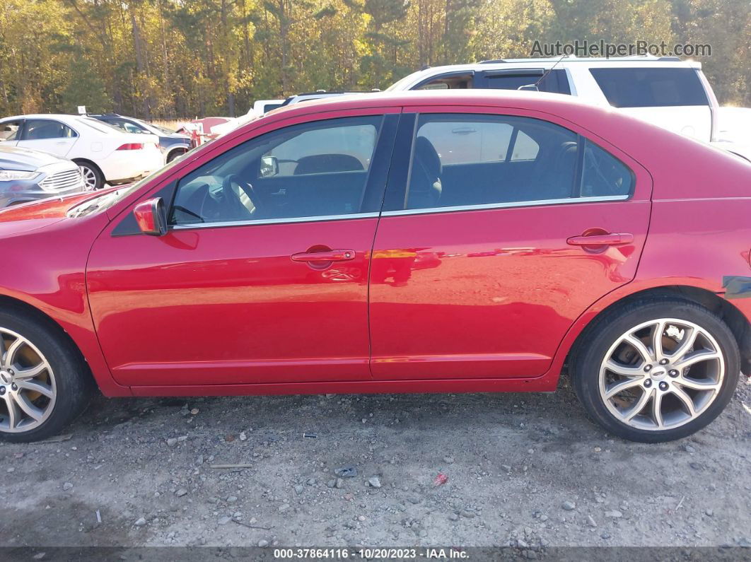 2010 Ford Fusion Se Red vin: 3FAHP0HA3AR283075