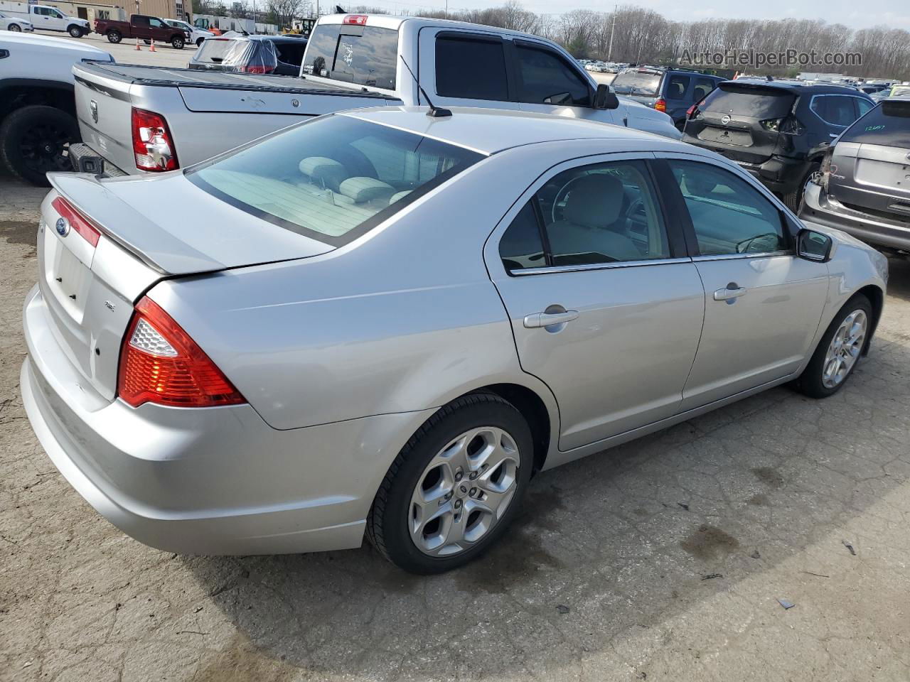 2010 Ford Fusion Se Silver vin: 3FAHP0HA3AR403067