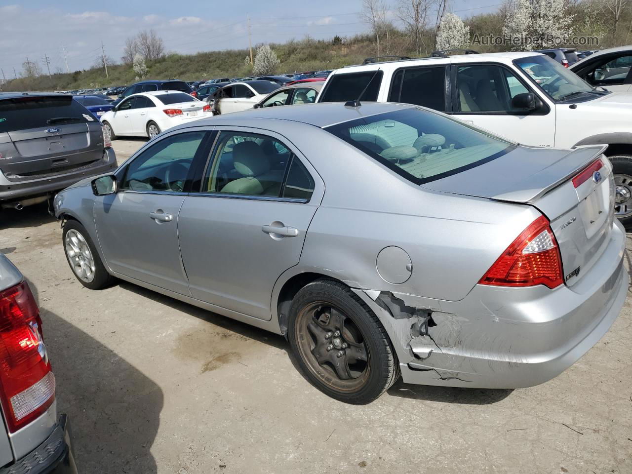 2010 Ford Fusion Se Silver vin: 3FAHP0HA3AR403067