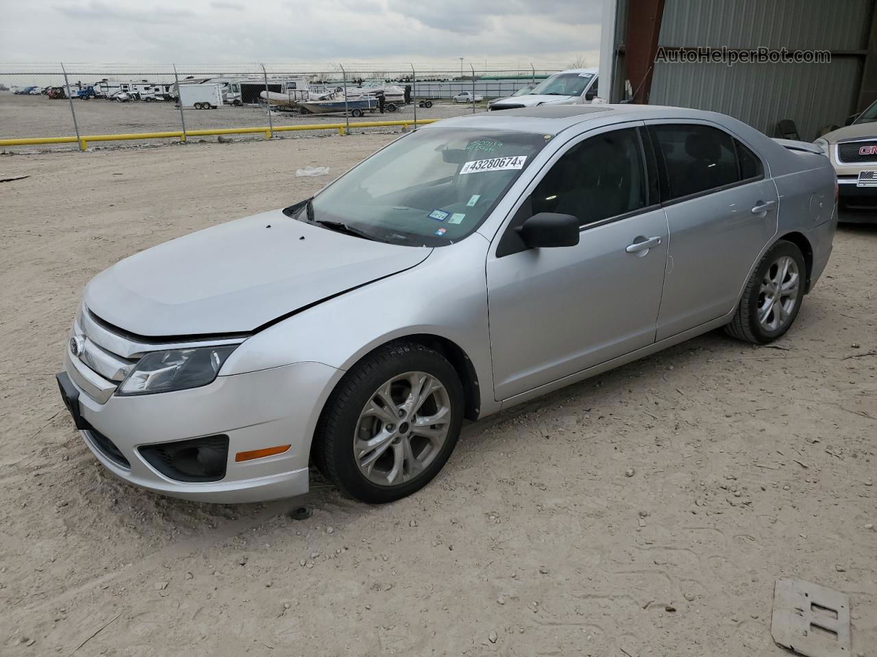 2012 Ford Fusion Se Silver vin: 3FAHP0HA3CR115794