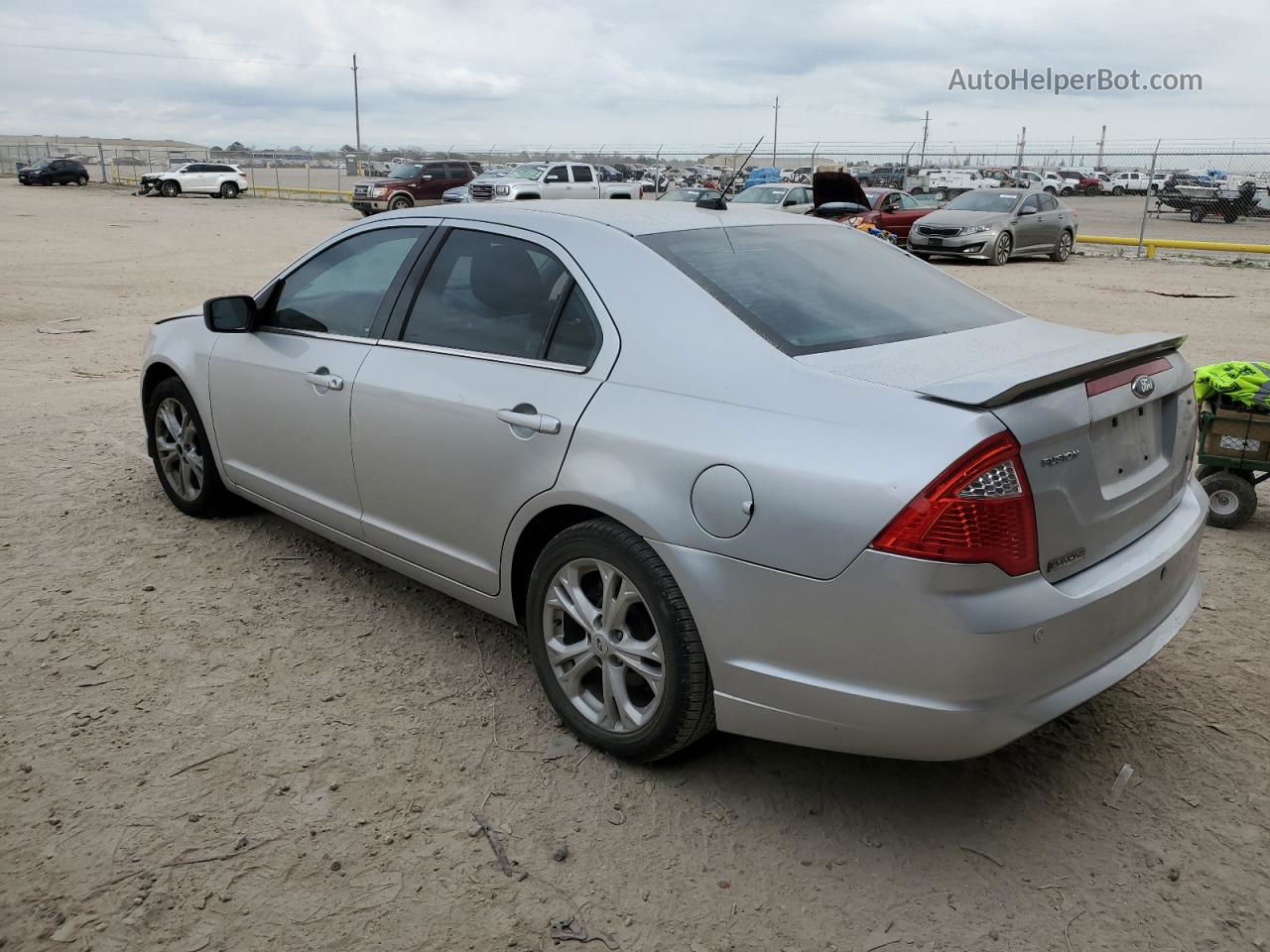 2012 Ford Fusion Se Silver vin: 3FAHP0HA3CR115794