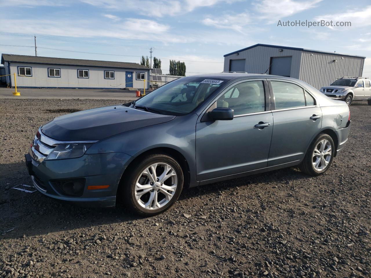 2012 Ford Fusion Se Blue vin: 3FAHP0HA3CR193802