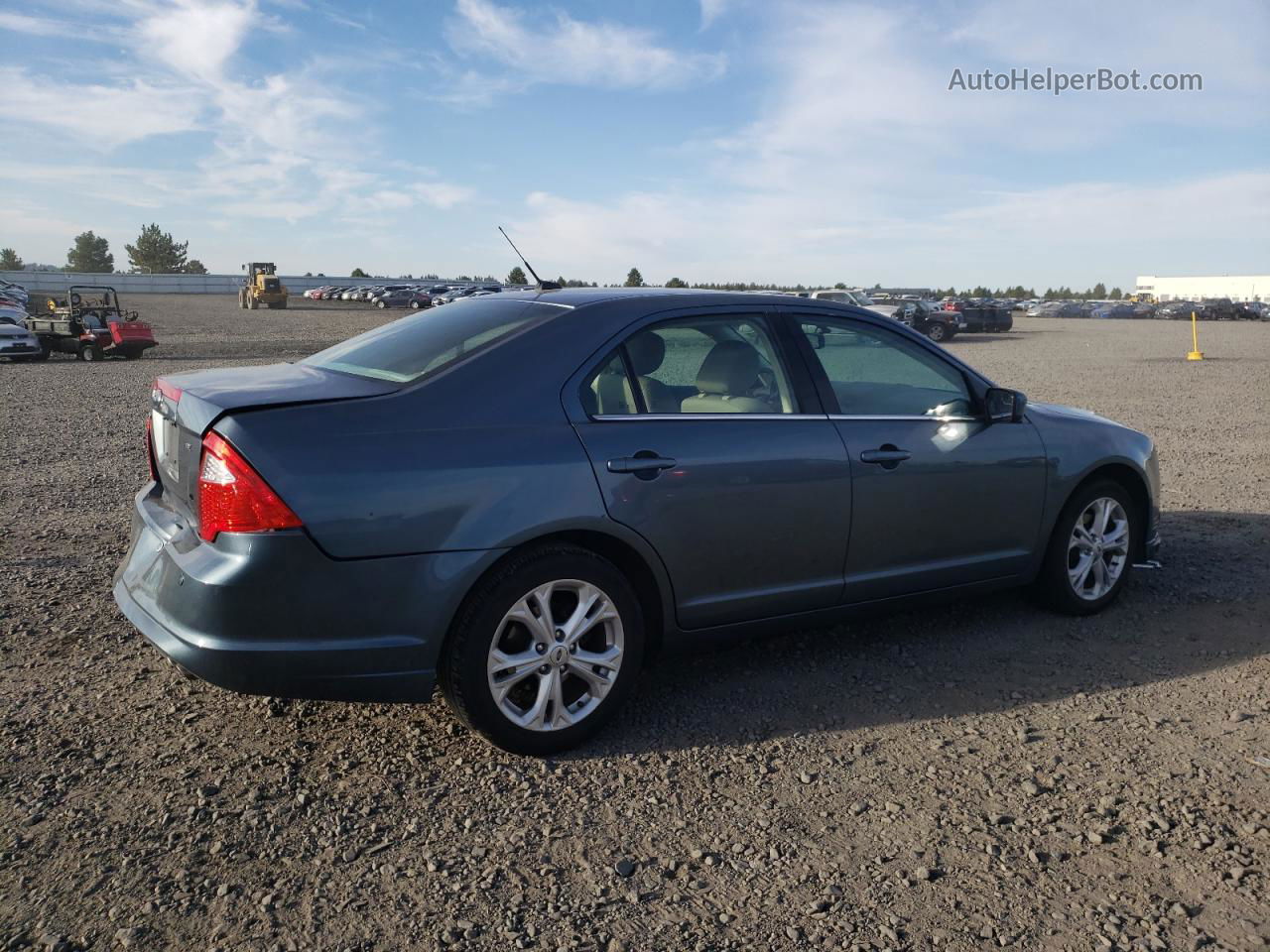 2012 Ford Fusion Se Blue vin: 3FAHP0HA3CR193802