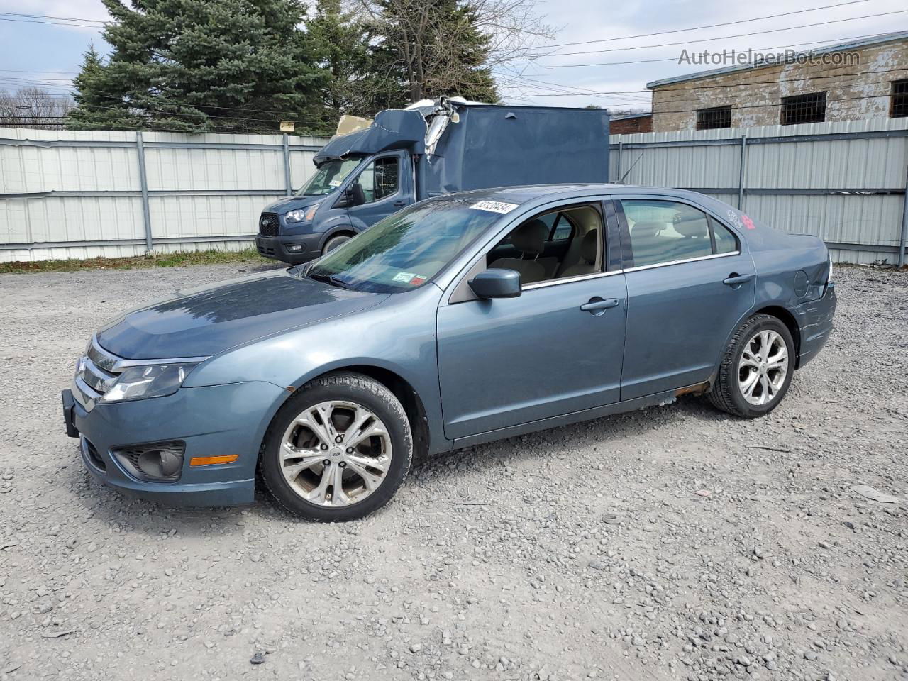 2012 Ford Fusion Se Teal vin: 3FAHP0HA3CR252931