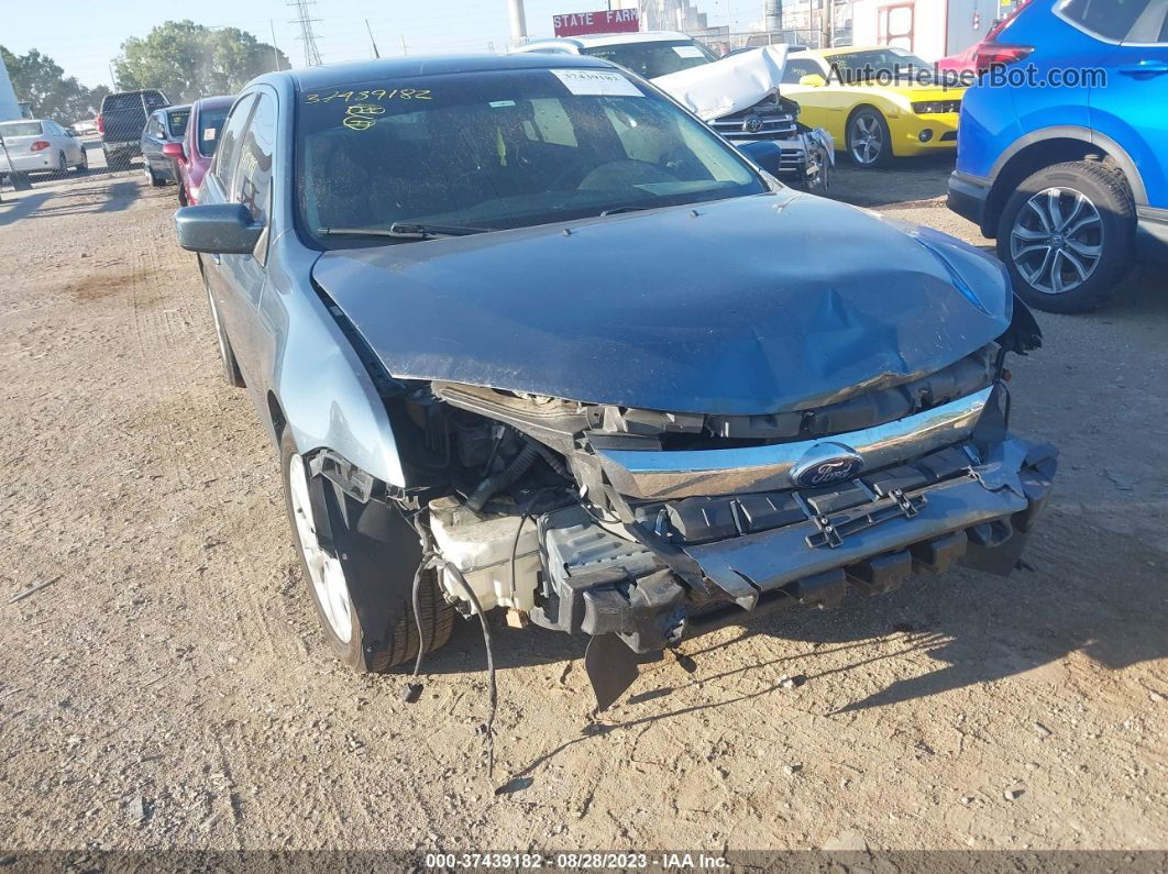 2012 Ford Fusion Se Blue vin: 3FAHP0HA3CR268434