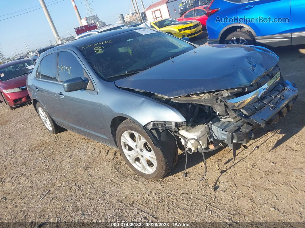 2012 Ford Fusion Se Blue vin: 3FAHP0HA3CR268434