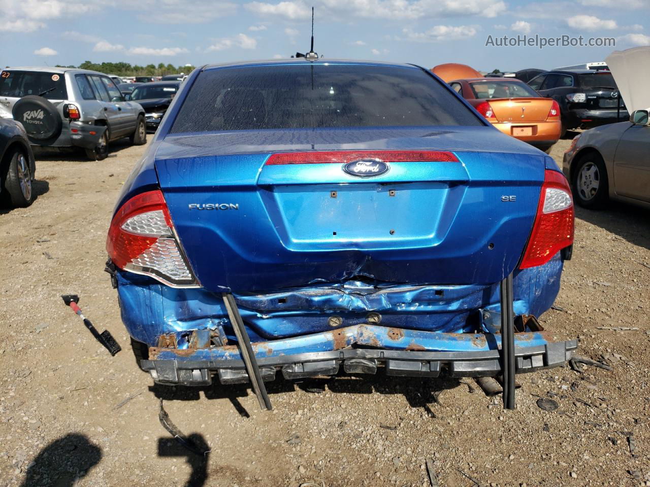 2012 Ford Fusion Se Blue vin: 3FAHP0HA3CR276548