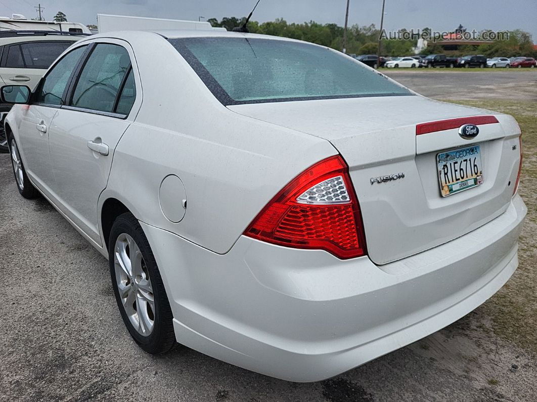 2012 Ford Fusion Se vin: 3FAHP0HA3CR346016