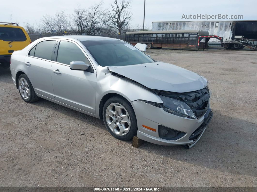 2010 Ford Fusion Se Silver vin: 3FAHP0HA4AR191182