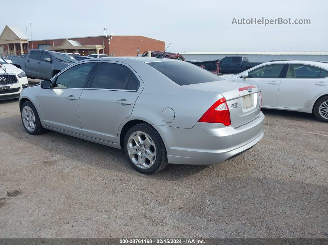 2010 Ford Fusion Se Silver vin: 3FAHP0HA4AR191182