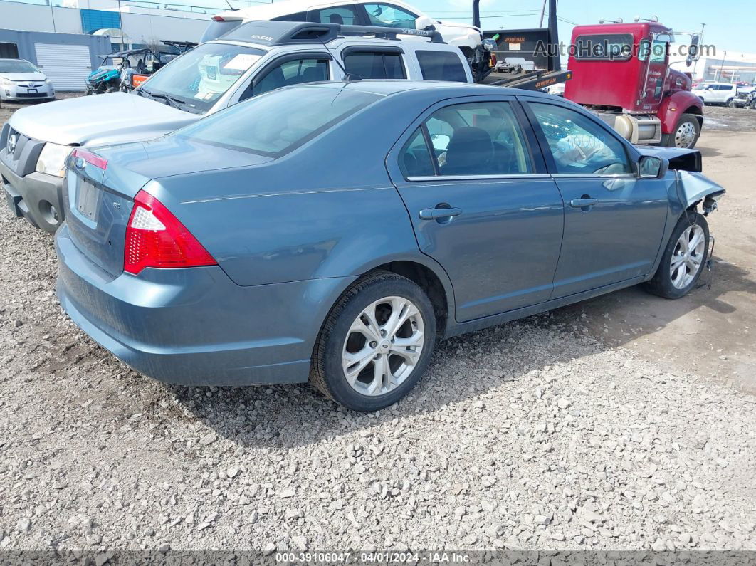 2012 Ford Fusion Se Blue vin: 3FAHP0HA4CR141112