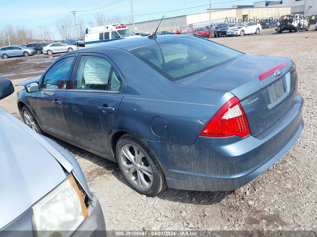 2012 Ford Fusion Se Blue vin: 3FAHP0HA4CR141112