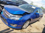 2012 Ford Fusion Se Blue vin: 3FAHP0HA4CR175292