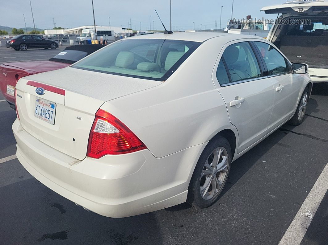 2012 Ford Fusion Se vin: 3FAHP0HA4CR250671