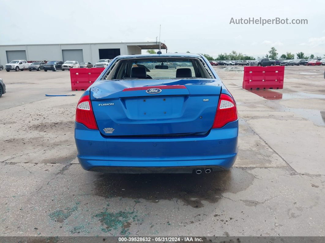 2012 Ford Fusion Se Blue vin: 3FAHP0HA4CR413707