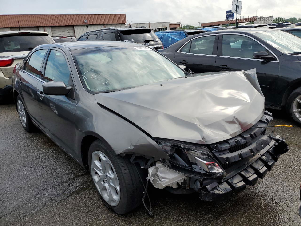 2010 Ford Fusion Se Gray vin: 3FAHP0HA5AR196598