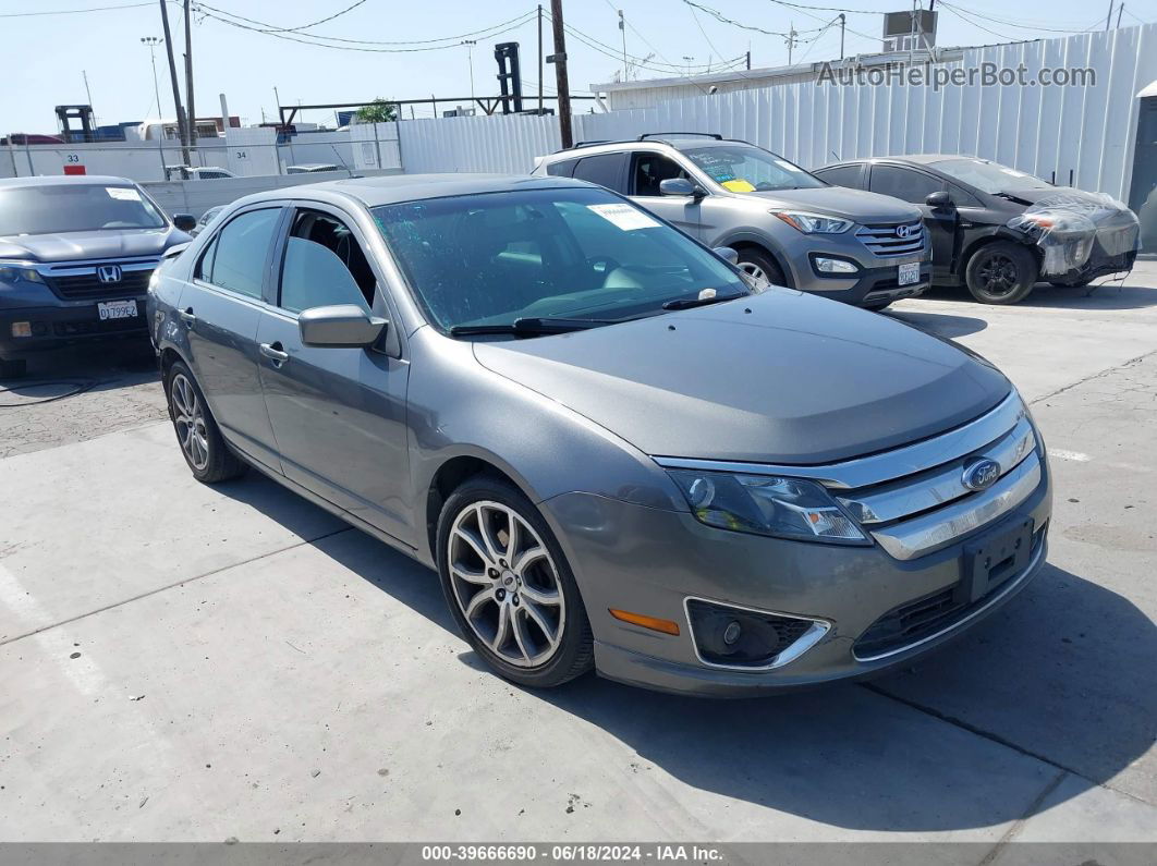 2010 Ford Fusion Se Gray vin: 3FAHP0HA5AR245198