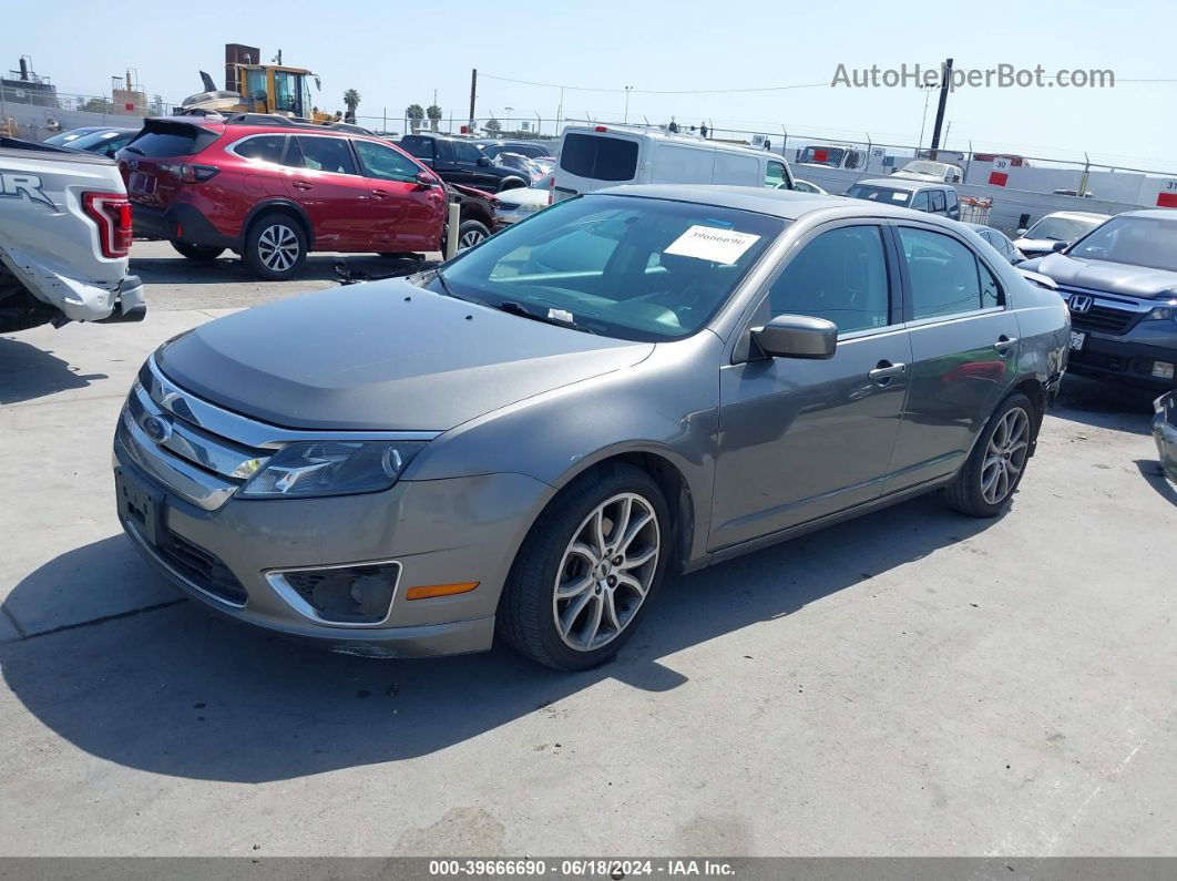 2010 Ford Fusion Se Gray vin: 3FAHP0HA5AR245198