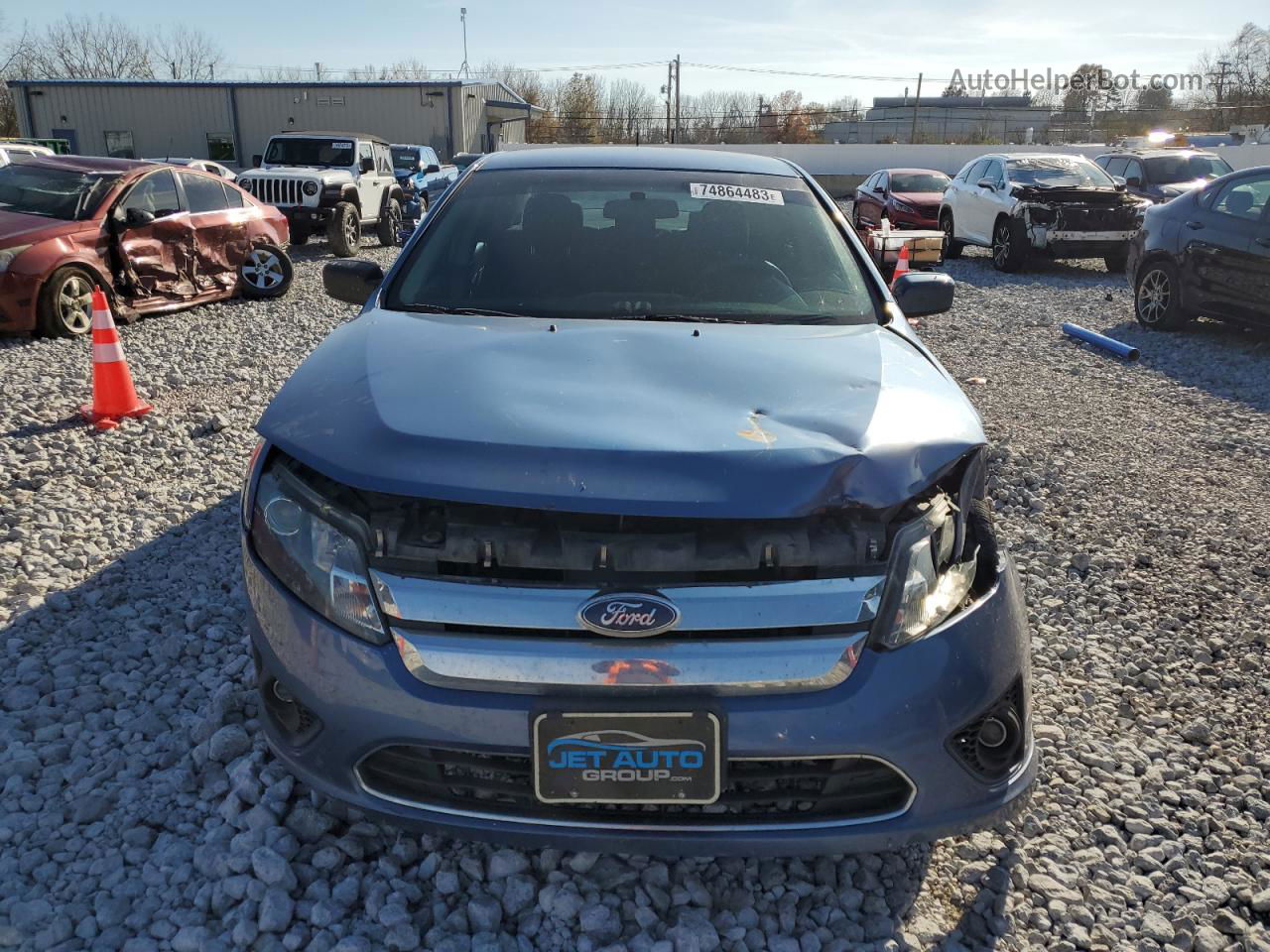 2010 Ford Fusion Se Blue vin: 3FAHP0HA5AR279044