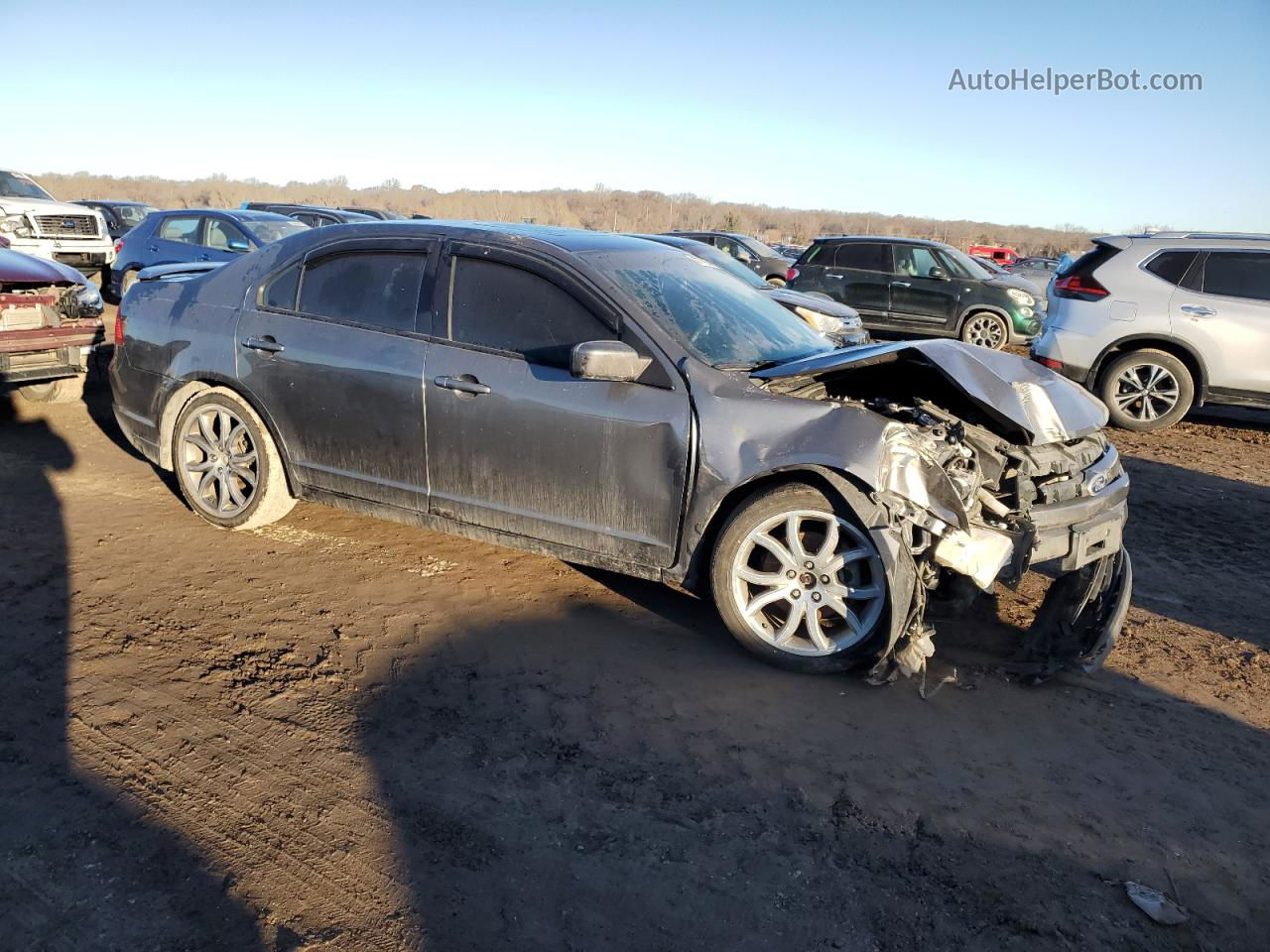 2010 Ford Fusion Se Gray vin: 3FAHP0HA5AR328839