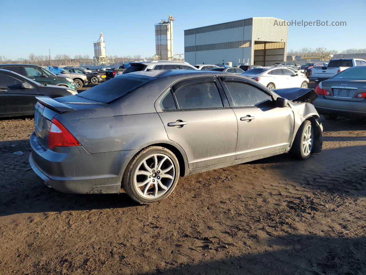 2010 Ford Fusion Se Gray vin: 3FAHP0HA5AR328839