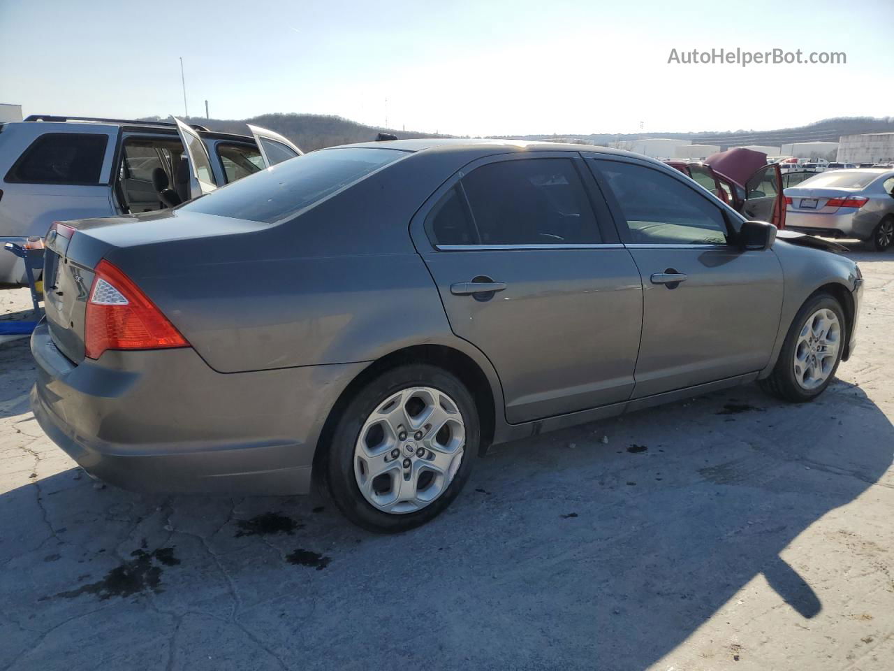 2010 Ford Fusion Se Gray vin: 3FAHP0HA5AR365194