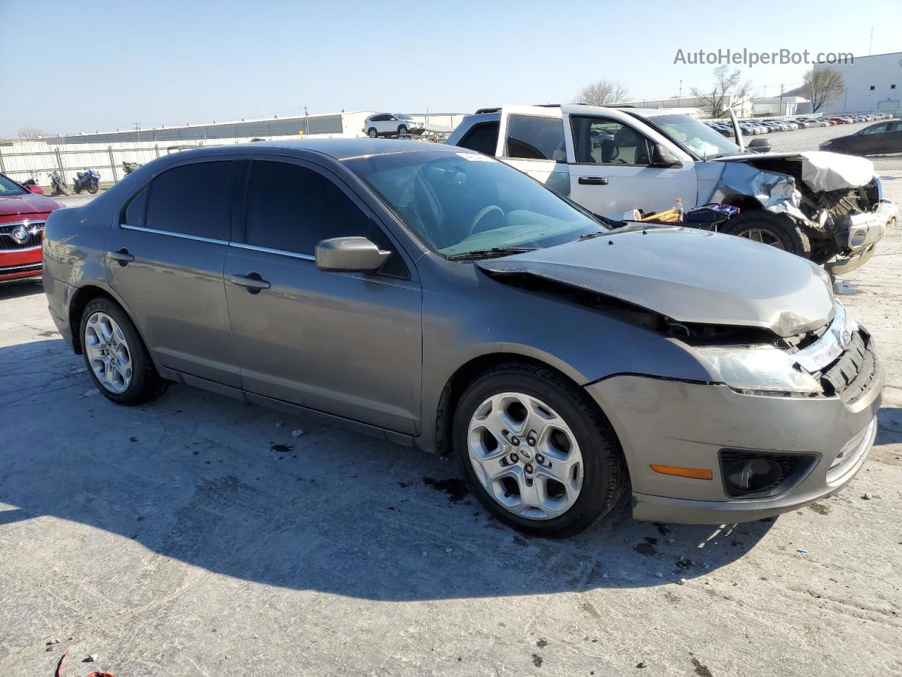 2010 Ford Fusion Se Gray vin: 3FAHP0HA5AR365194