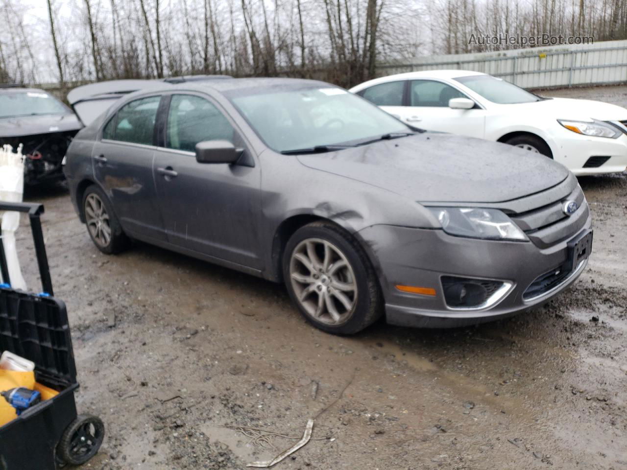 2010 Ford Fusion Se Gray vin: 3FAHP0HA5AR388877