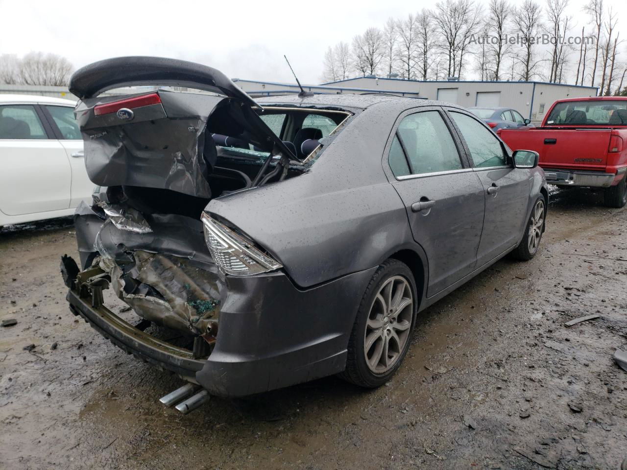 2010 Ford Fusion Se Gray vin: 3FAHP0HA5AR388877