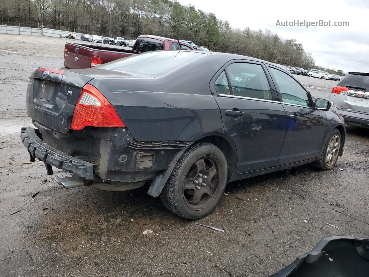 2010 Ford Fusion Se Black vin: 3FAHP0HA5AR393612