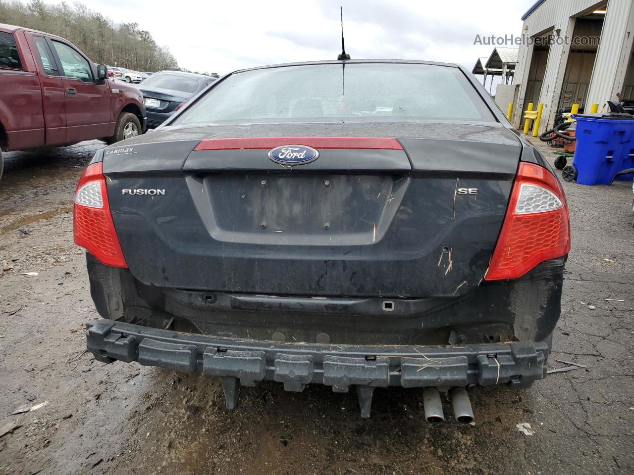 2010 Ford Fusion Se Black vin: 3FAHP0HA5AR393612