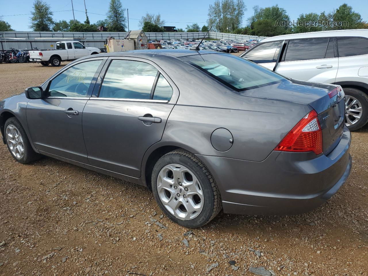 2010 Ford Fusion Se Gray vin: 3FAHP0HA5AR410666