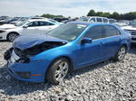 2012 Ford Fusion Se Blue vin: 3FAHP0HA5CR102349